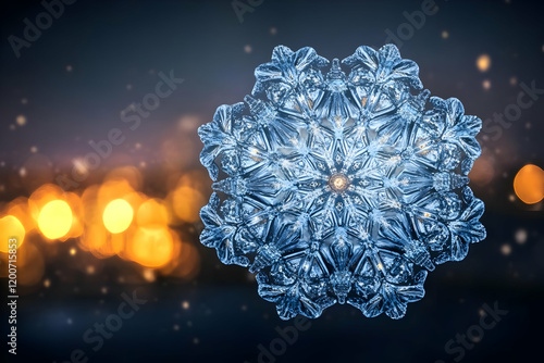 Intricate Snowflake Sparkle...