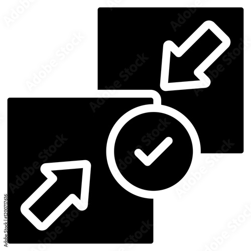 Distributed Ledger Glyph Icon