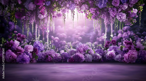Enchanting Purple Floral Ba...