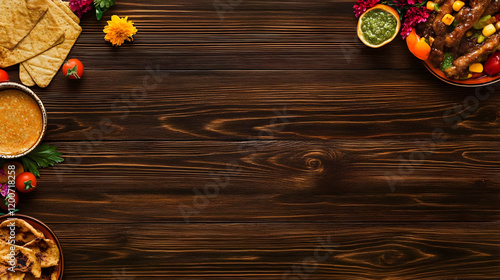 Delicious Food Frame on Dar...