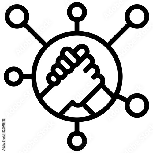 Trustless Outline Icon