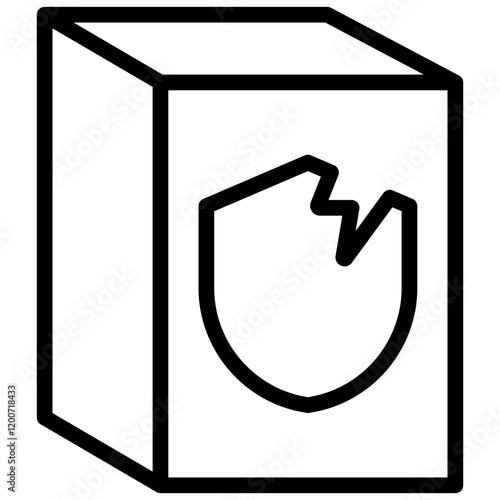 Vulnerability Outline Icon