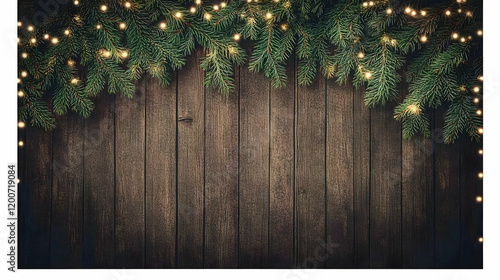 Christmas Fir Branches and ...