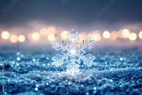 Glimmering Snowflake Rests ...
