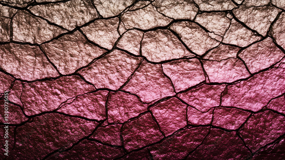 Pink and Gray Cracked Earth Texture Background Illustrates Dry and Arid Conditions Beautifully Pink and Gray Cracked Earth Texture Background Illustrates Dry and Arid Conditions Beautifully