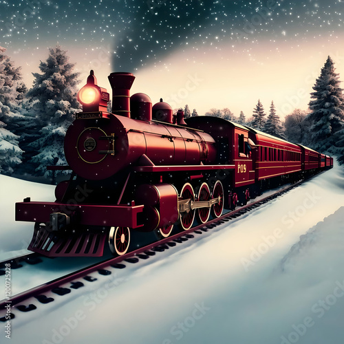 Red Train Journeys Through ...
