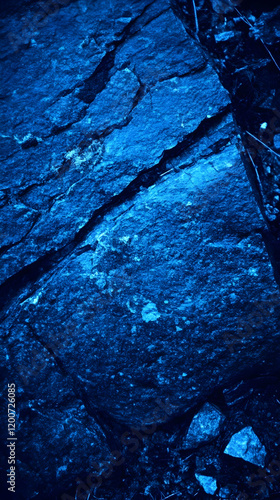 Dark Blue Rock Texture Show...