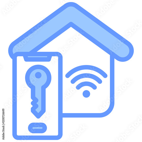 Smarthome Blue Icon