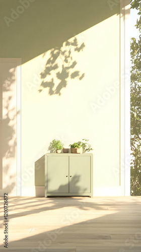 Sunlight streams through th...