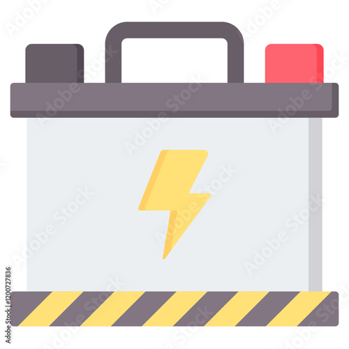 Energy Storage Flat Icon