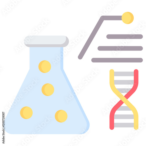 Synthentic Biology Flat Icon