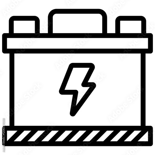 Energy Storage Outline Icon