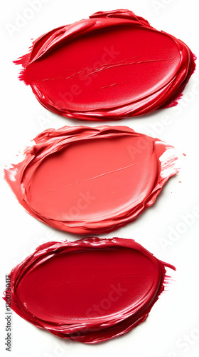 Three Shades of Red Lipstic...