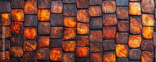 Orange stone wall texture background. Design, website, print