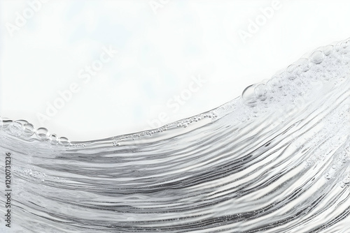 Clear Gel or Liquid Flows a...