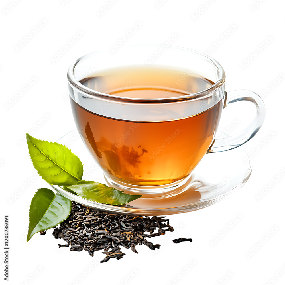 tea Advertisement isolated on white background full depth of field tea Advertisement isolated on white background full depth of field