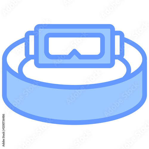 Virtual Immersion Blue Icon