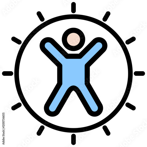 Embodiment Outline Color Icon