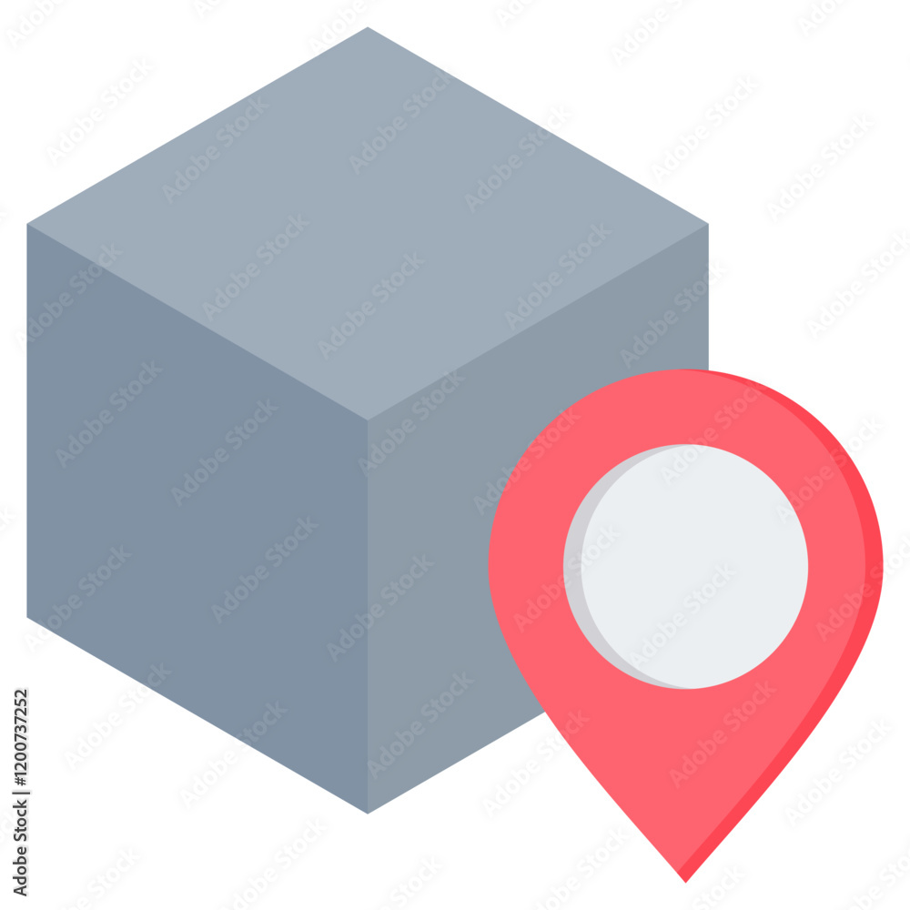 Spatial Mapping Flat Icon Spatial Mapping Flat Icon