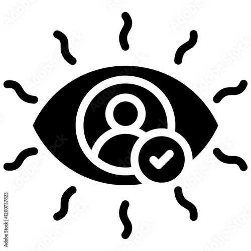 Presence Illusion Glyph Icon