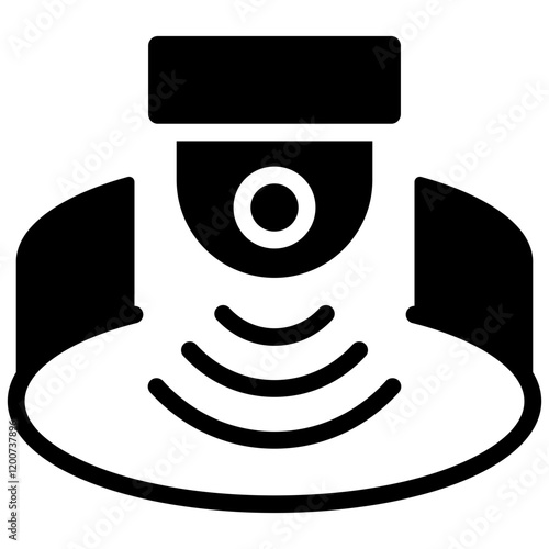 Sensory Immersion Glyph Icon