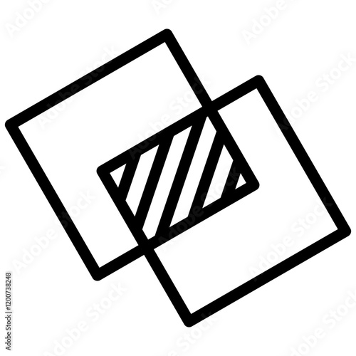 Overlays Outline Icon