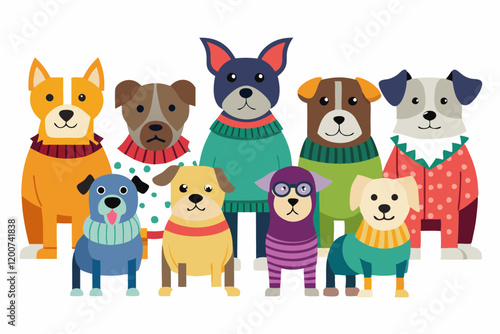 Cute Puppy Vector Art for Pet Lovers and Designers