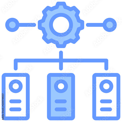 Hypervisor Blue Icon
