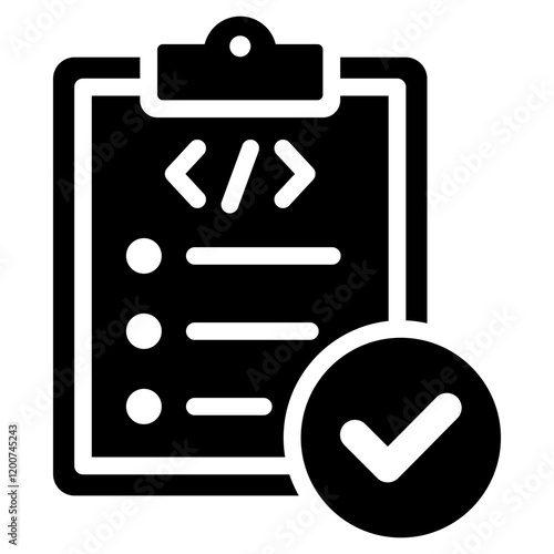 Compliance Glyph Icon