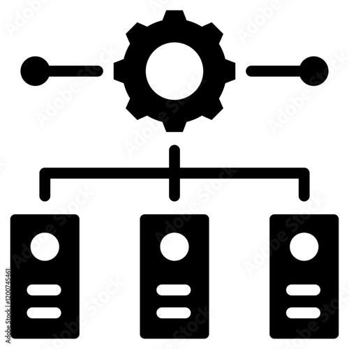 Hypervisor Glyph Icon