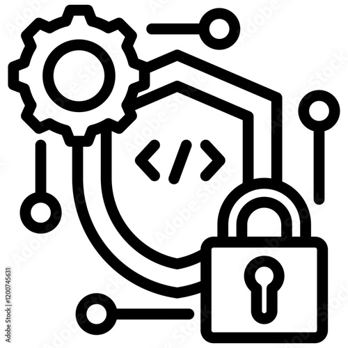Security Outline Icon