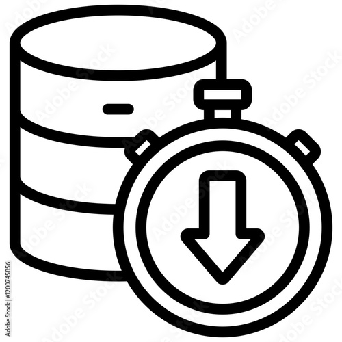 Downtime Outline Icon