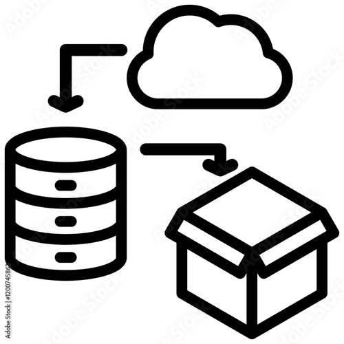Containerization Outline Icon