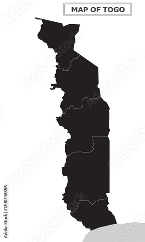 African Countries Geography Political map. Political map of country with capital, province or state capital, major cities and town.