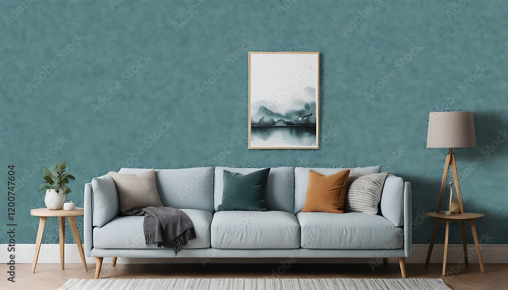 modern living room with sofa and chairs modern living room with sofa and chairs