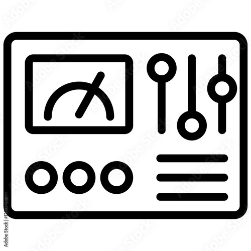 Actuator Outline Icon