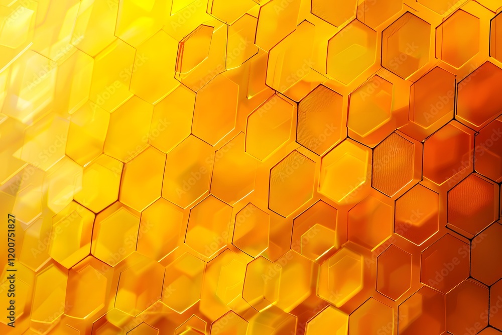 A vibrant, abstract background featuring a honeycomb pattern in warm yellow tones. A vibrant, abstract background featuring a honeycomb pattern in warm yellow tones.