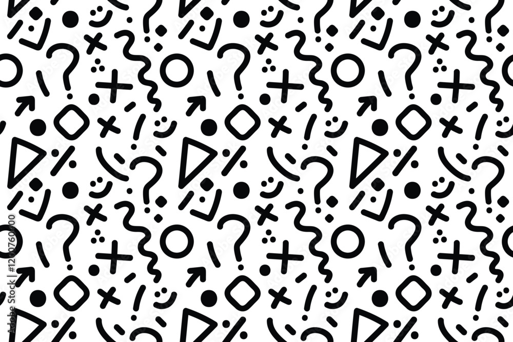 Abstract Pop Pattern Abstract Pop Pattern