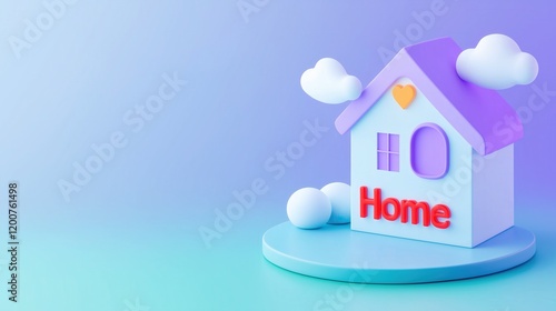 Wallpaper Mural Creating a cozy home environment digital concept playful design soft colors minimalist style Torontodigital.ca