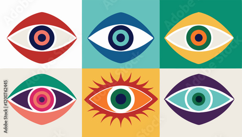 Eye Vectors for Modern Visual Projects