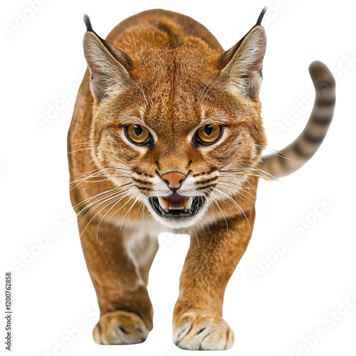 Wildlife encounter lynx in natural habitat stunning animal photography forest environment close-up viewpoint photo