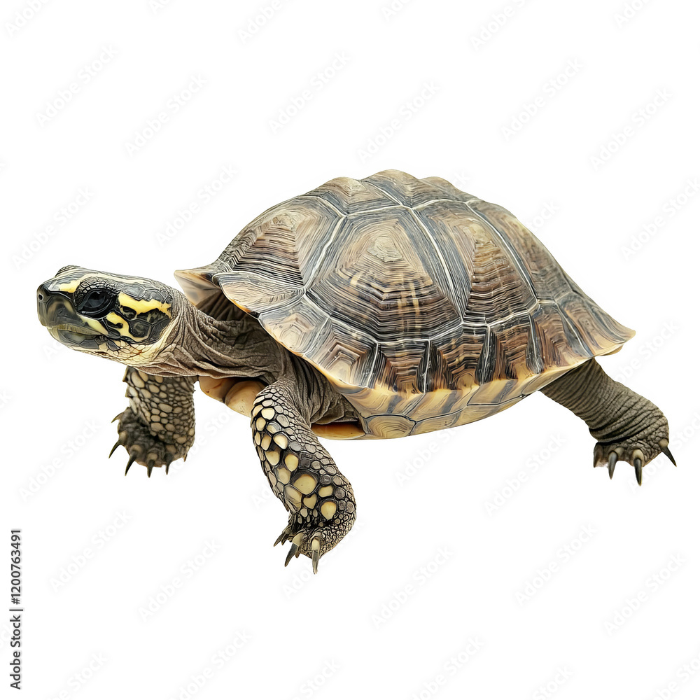 Obraz premium Wildlife exploration captivating turtle in natural habitat close-up photography serene environment nature's wonders