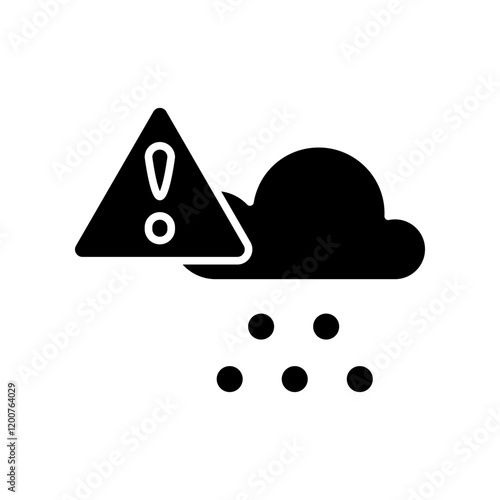 Hail icon design template