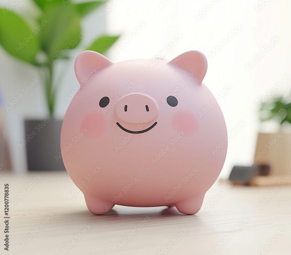 Fototapeta premium Happy Piggy Bank