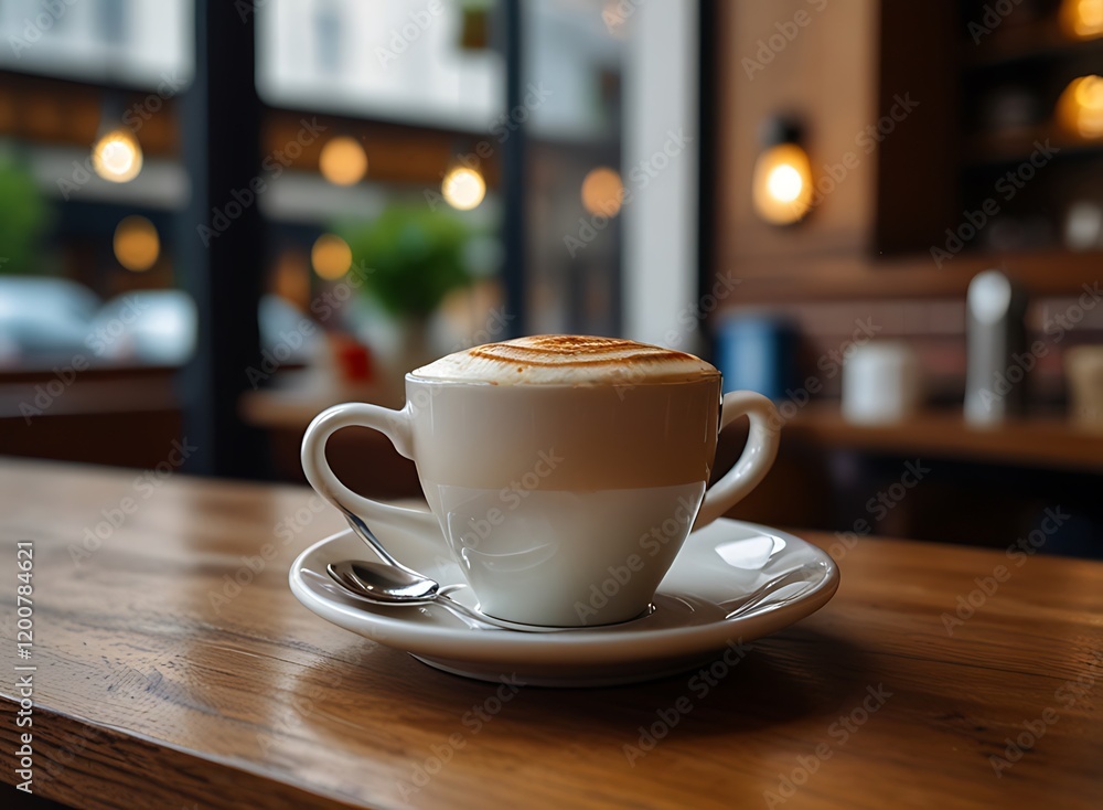 coffee latte in coffee shop cafe coffee latte in coffee shop cafe