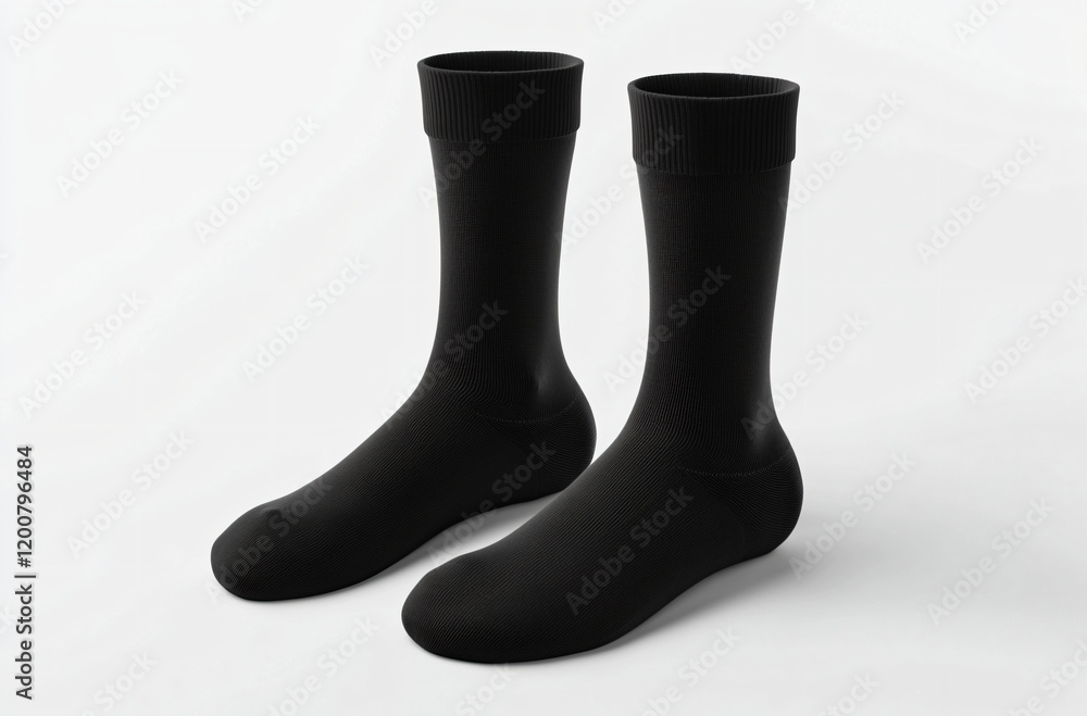 Black Socks Mockup Black Socks Mockup