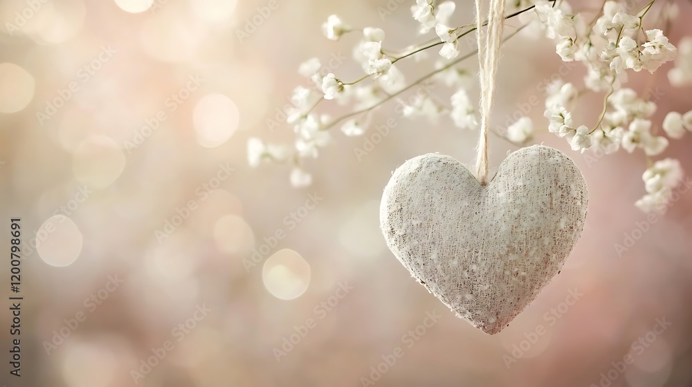 A Soft Romantic Background with Delicate Elements. A Soft Romantic Background with Delicate Elements.
