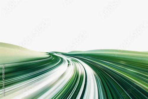 Abstract Road Motion Blur Background: Dynamic and Energetic Vibes