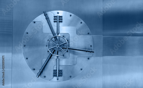 Close up of vault door