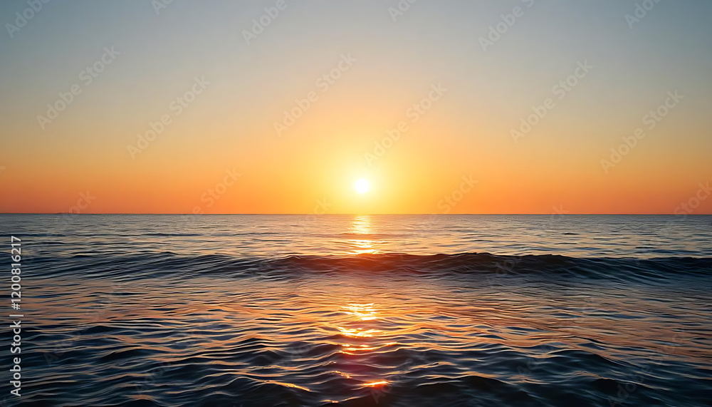 Obraz premium sunset over the sea